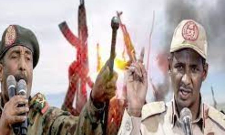 حميدتي وبرهان وزير خارجية جنوب السودان على دعوة لوقف إطلاق النار