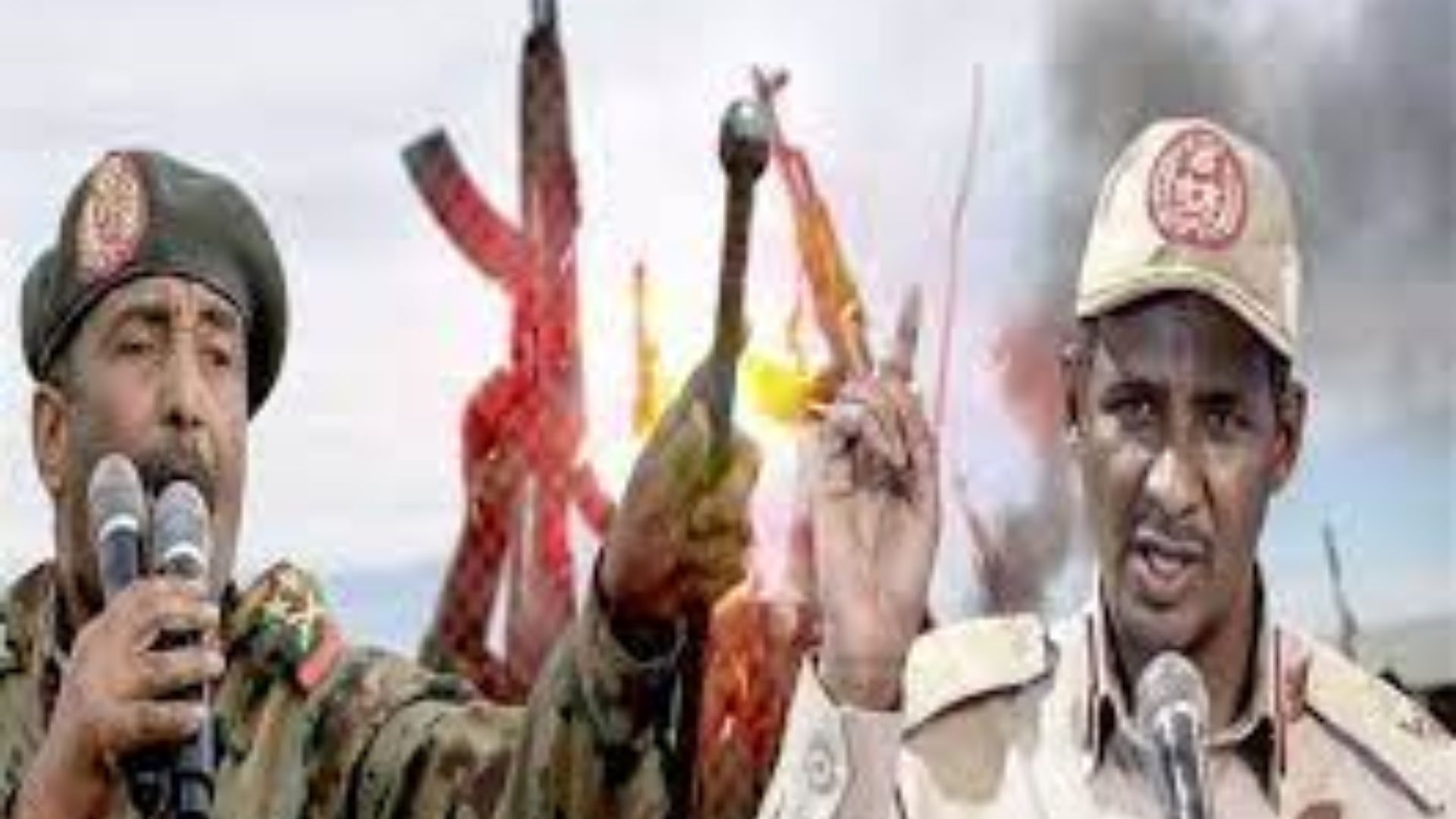 حميدتي وبرهان وزير خارجية جنوب السودان على دعوة لوقف إطلاق النار