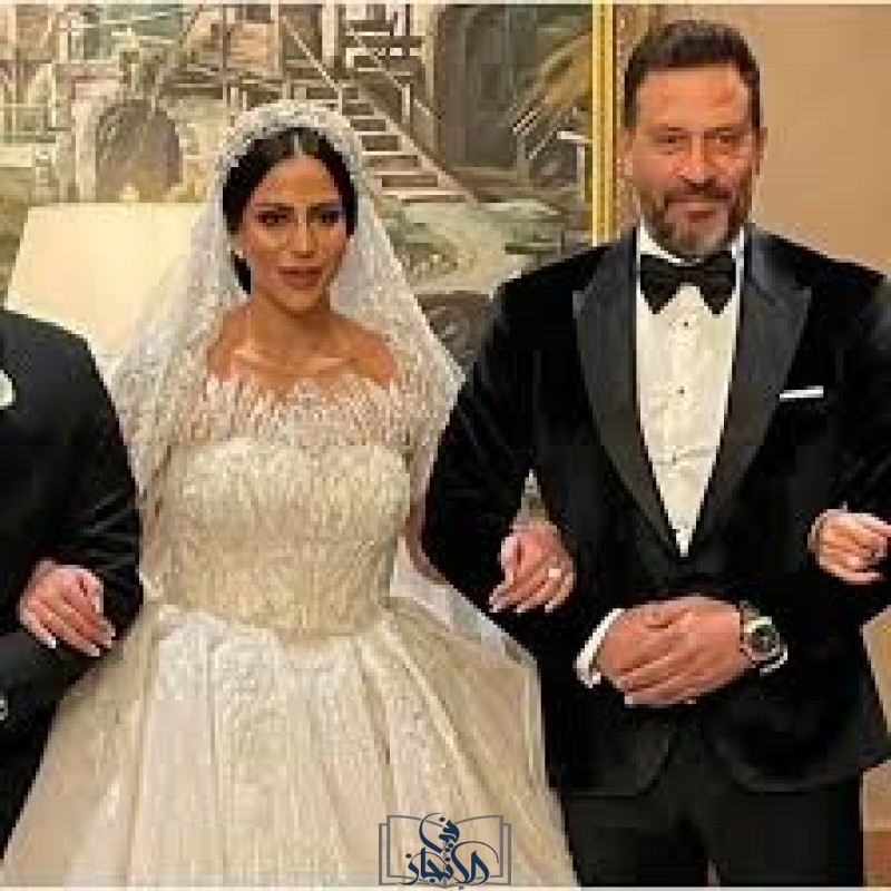 ماجد المصري يذرف دموع الفرح في حفل زفاف ابنته ماهيتاب