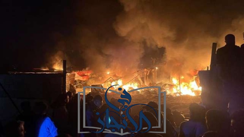 قصف إسرائيلي يستهدف خيمة نازحين في خان يونس ويودي بحياة ثلاثة فلسطينيين